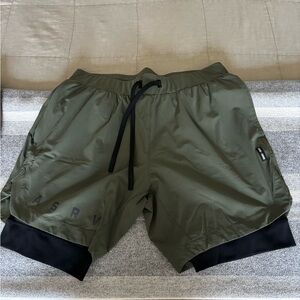 ASRV 7” Tetra-Lite gym shorts with a liner.